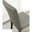 Chaise parsons en tissu gris Dayvonne
