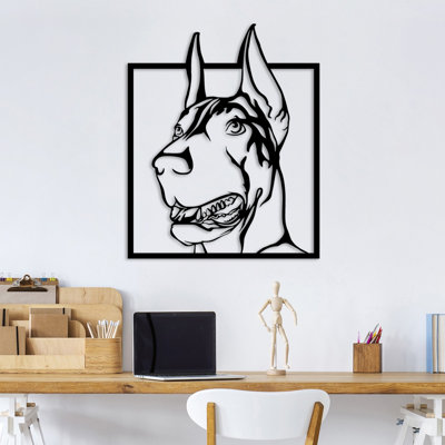 Stylish Decorative Metal Wall Accessory, Black, 17.3 x 21.3 inches | 100% Metal Construction, Thickness: 0.06 inches | Lightweight at 1.2 lbs, Perfect for Modern Home Decor & Art Display, Durable and Eye-Catching Design