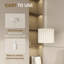 HOMCOM Linen Pendant Light Modern Ceiling Lamp for Bedroom E27 Bulb-2117931026-2117931029
