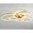 Tarrance 5-Light 45.7" LED 3 Color Temperature Semi Flush Mount Ceiling Light Fixture-1497409188