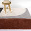 Tapis à poil long géométrique Thorin-2087792042