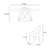 Modern Round White Rock Slab Dining Table Sets