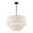 Bertan 4-Light Dimmable Adjustable Height Tiered Chandelier-2047410657-2047410656