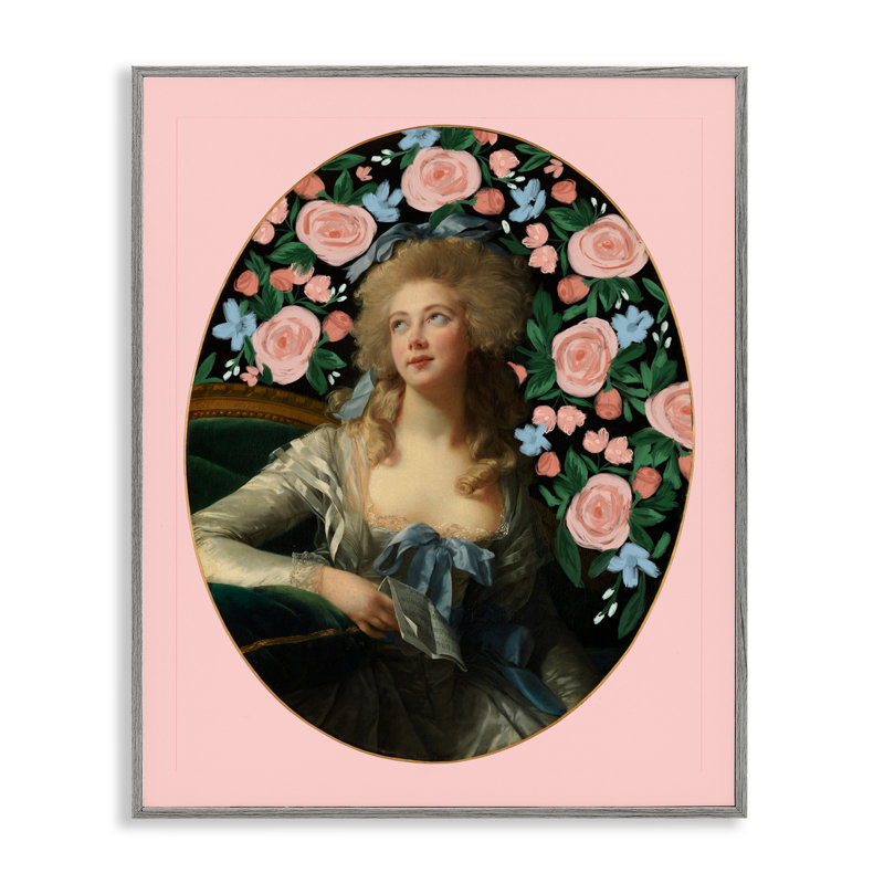 Giclée encadrée de style victorien intemporel, par Cherrywood Lane, H 14 po x l 11 po, Estampe numérique Farmhouse