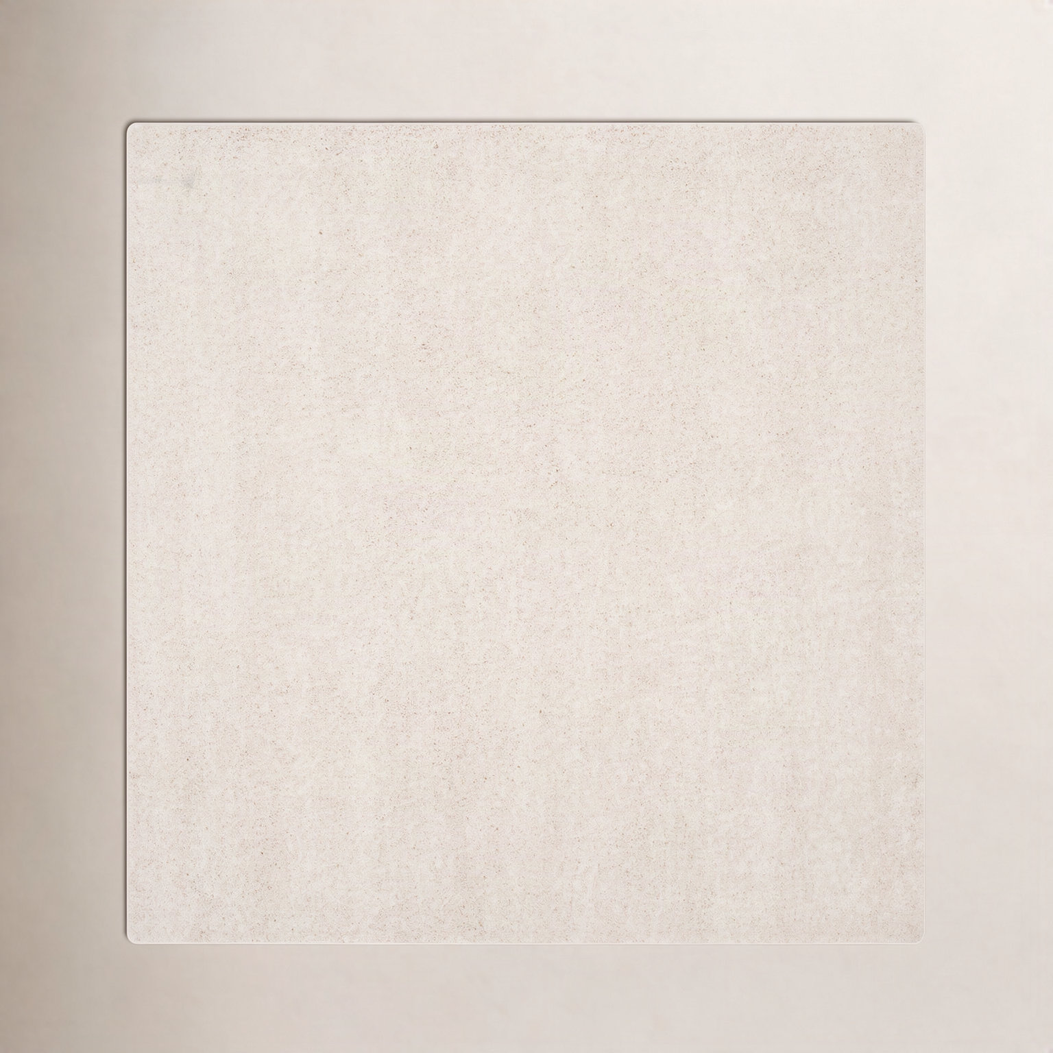 Ivory Shag Rug, Square 8'
