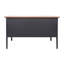 Bureau à simple caisson 47,75 po Cambridge à droite avec 3 tiroirs verrouillables Cambridge-97876641
