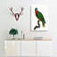 Amazon Parrot by F. Levaillant - Wrapped Canvas-55323312