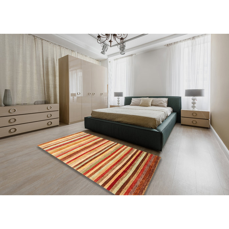 Striped Indoor Rug, Rectangle 5' x 7'
