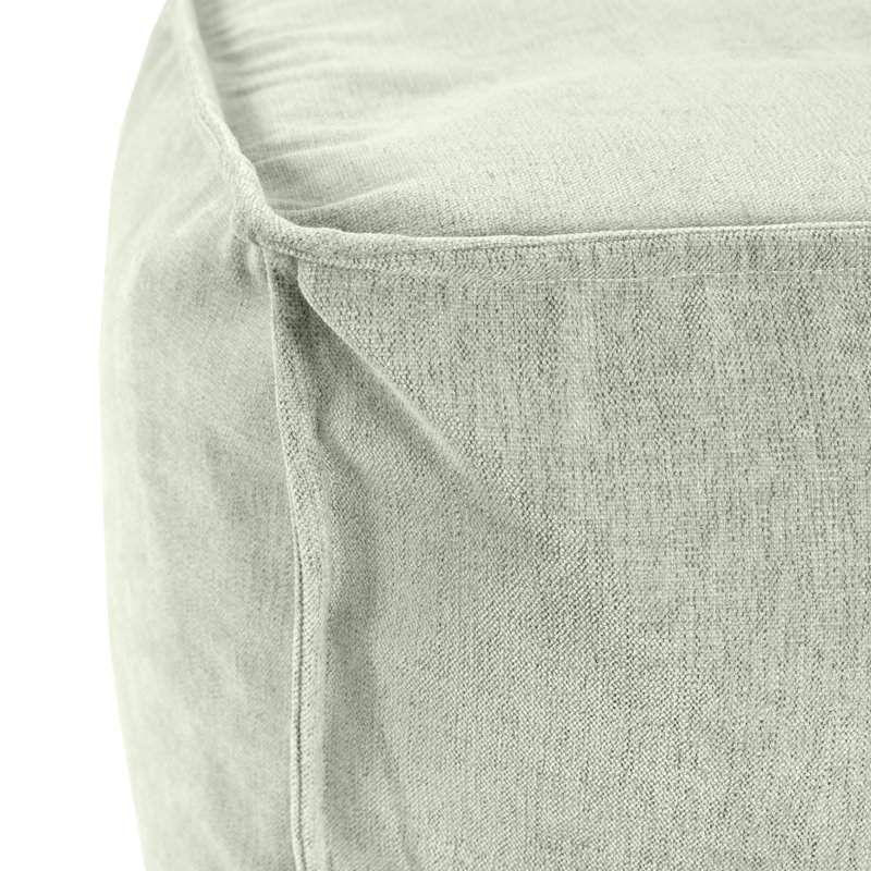 Komodo Sage Square Pouf, Sage Green