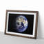 Planet Earth in Space - Picture Frame Painting Print-55601318-55601323