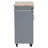 Amedeu Solid Wood Top Kitchen Cart