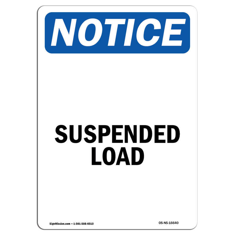NOTICE Panneau de charge suspendue