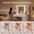 Makeup Vanity With 20W Fast Charging Type-C Outlet And 3 Modes Adjustable Brightness Light（Without Vanity Stool ）-1527776622-1494473756