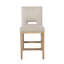 Ensemble de 2 tabourets de comptoir 27 pouces, tissu