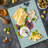 Ambesonne Science Cutting Board Large Size Funny Smart Monster Yellow White and Pink