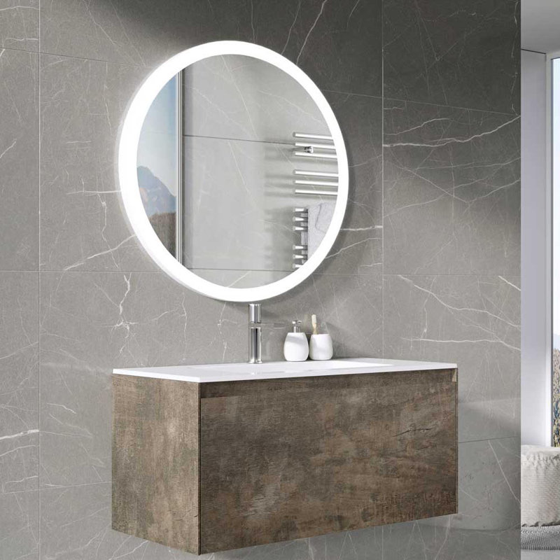 Flat Mirror, 80cm H x 80cm W