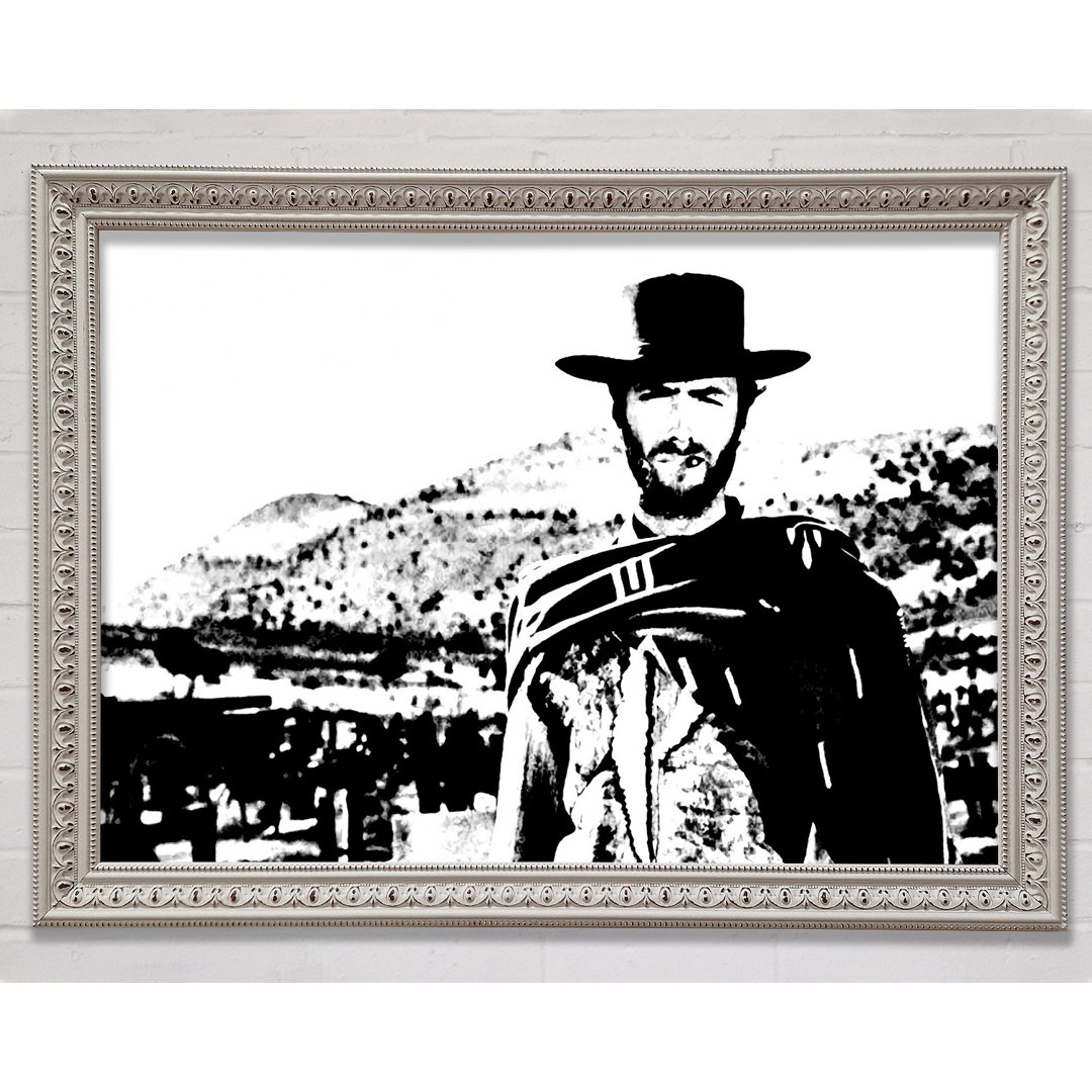 Clint Eastwood The Good The Bad The Ugly - Einzelne Bilderrahmen Kunstdrucke