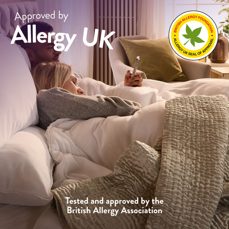 Slumberdown Anti Allergy 13.5 Tog Winter Duvet with 2 Pillows, Super King