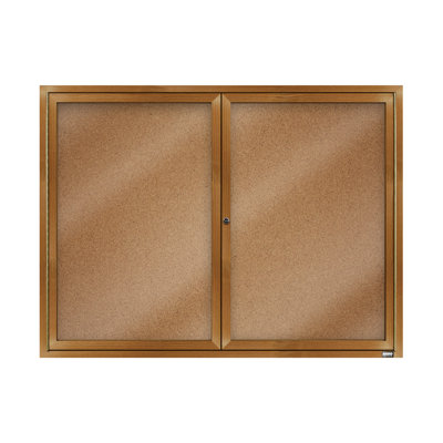 Aluminum Wall Mounted Enclosed Bulletin Board