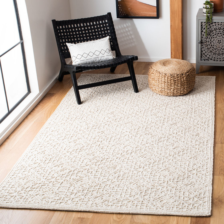 Zack Trace Hand Tufted Wool Geometric Rug