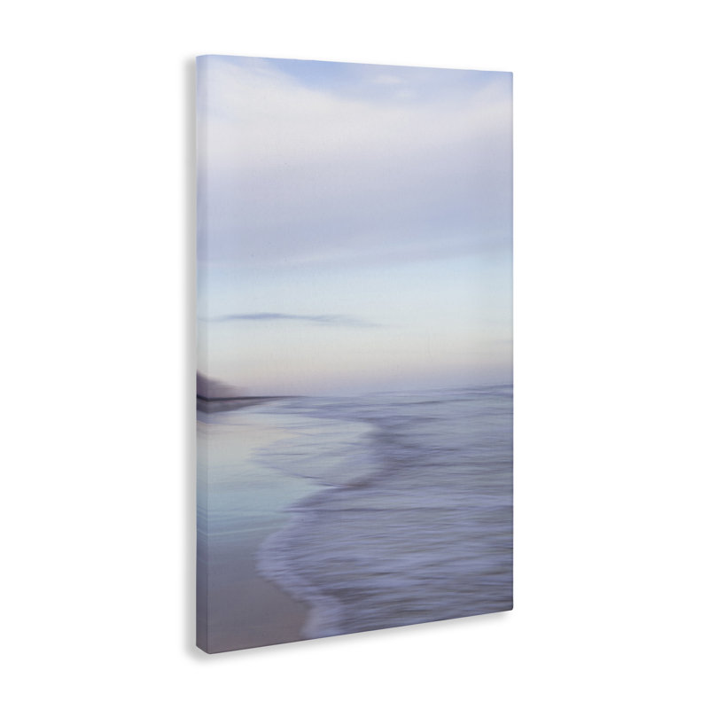Toile vue sur la plage, conception de Karin Connolly, H 24 po x l 16 po