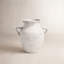 Vase texturé en céramique avec ombrages et poignées-454422366