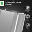 HOMCOM Triple Kitchen Bin 3 x 15L Pedal Bin Stainless Steel Silver Tone