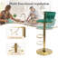 Swivel Upholstered Adjustable Height Bar Stool-393907101-428650039
