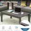 Table basse d'extérieur en aluminium 43 po-125534633