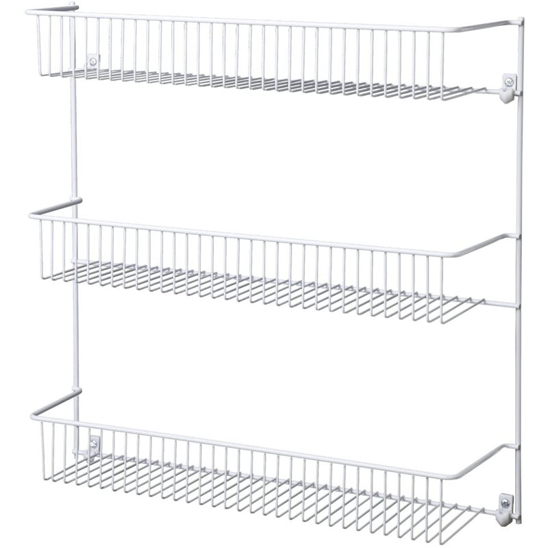 3 Tier Kitchen Cabinet Organiser Steel Wire Shelving Rack Utility Storage by ClosetMaid