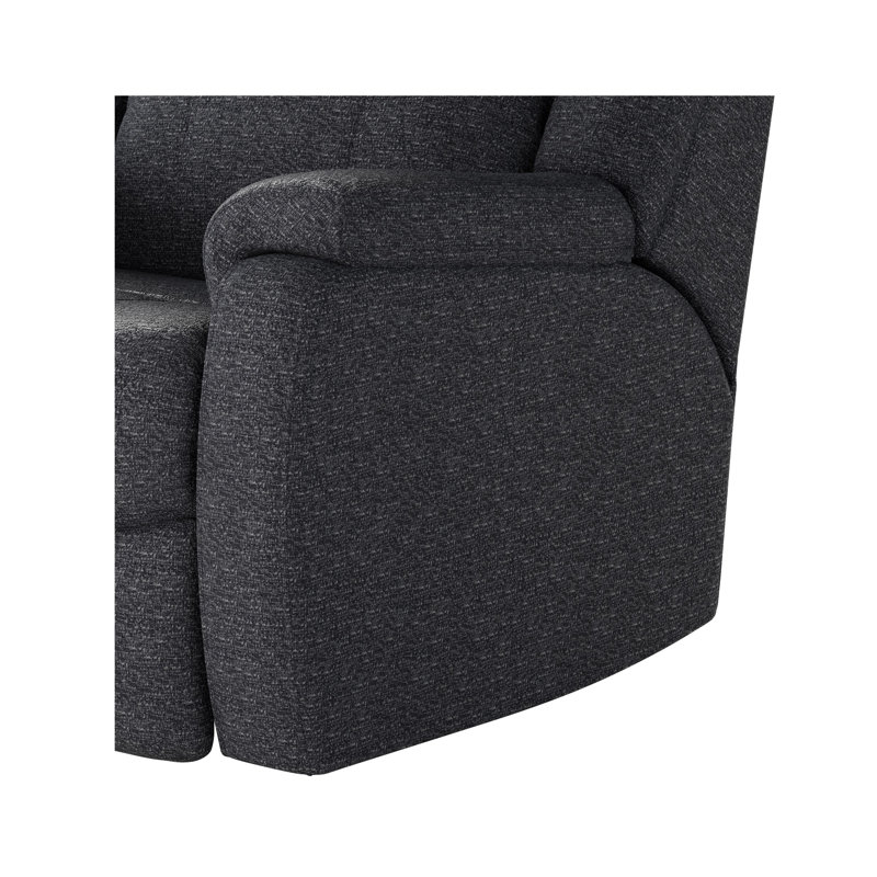 Hercules Dual Power Wall Recliner, Dark Blue Velvet