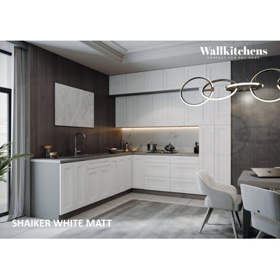 108'' W x 108'' H Medium Density Fiberboard (MDF) Kitchen Cabinet Set Ready-to-Assemble