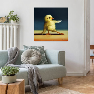 Yoga Chick Bend Knee, art urbain contemporain