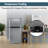 Conserv 19in Stainless Compact 2 Door Refrigerator 4.5cf Reversible Door 115V-79031375
