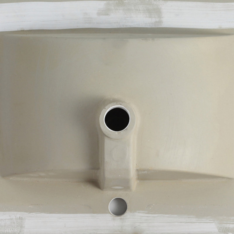 29.9"D x 18.3"W x 6.7"H. 30 Inch Ceramic Vanity Top, Glossy White(Only Basin)