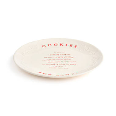 Demdaco Made for Santa Melamine Milk & Cookies Set