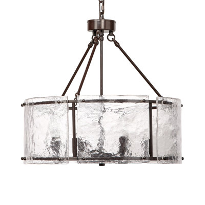 Lustre tambour à 6 lumières Glenn
