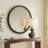  Helia Brass Round Mirror