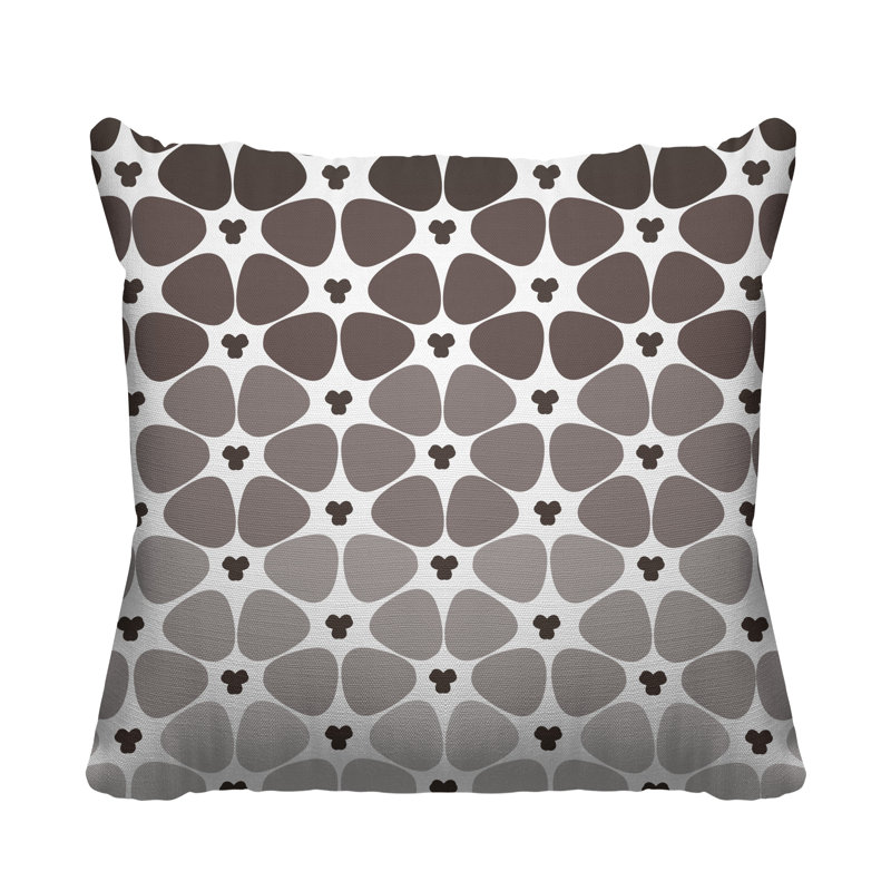Housse et insert de coussin d'extérieur carré Shani, L 17 po x H 17 po, H 15 po x l 15 po