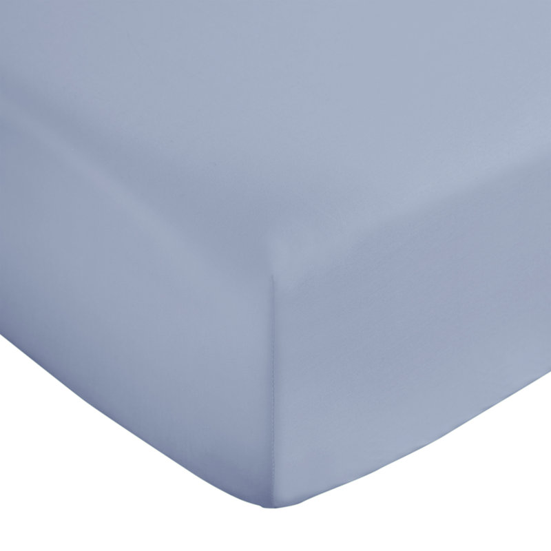 400 Thread Count Cotton Sateen Fitted Sheet, Super King