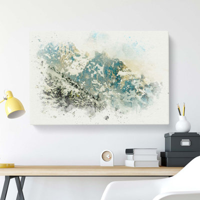 The Tatra Mountains In Slovakia In Abstract - Wrapped Canvas Print
