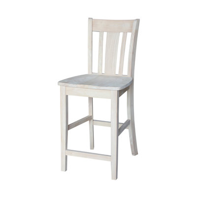  Guzik Solid Wood Counter Stool