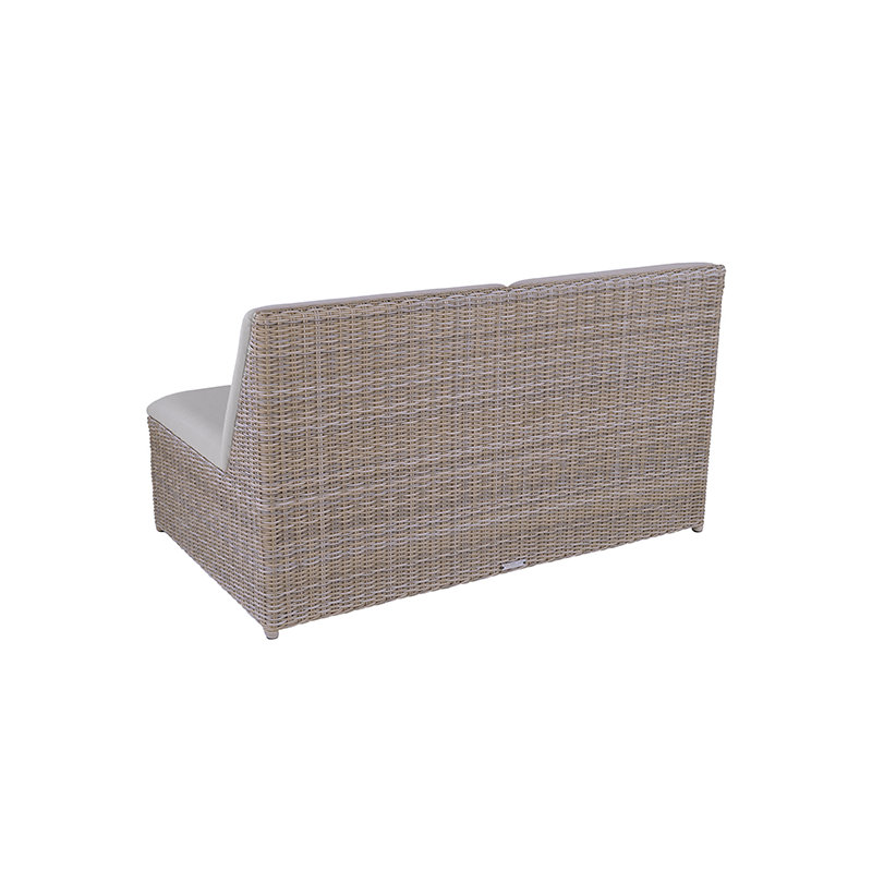 Milano Outdoor 2 - Seat Loveseat, Gray