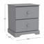 Table de chevet 2 tiroirs Ilmi-496232565