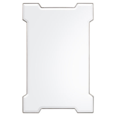 John-richard Aversa Metal Wall Mirror In Silver