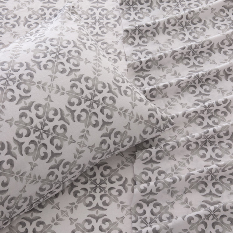 Queen Blush Pink Cotton Flannel Sheet Set