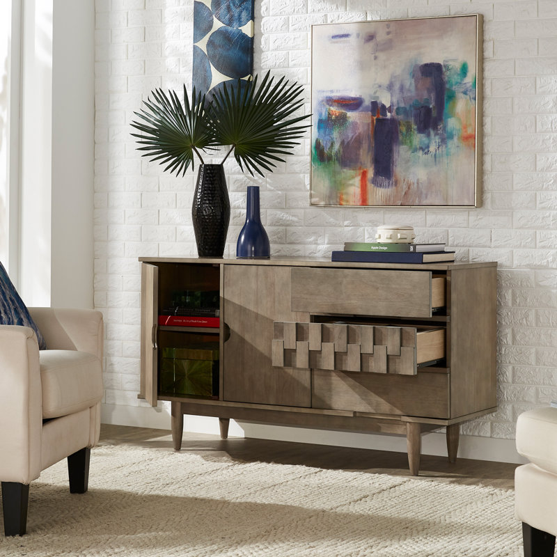 Petterson 55.12'' Sideboard, Light Charcoal Grey