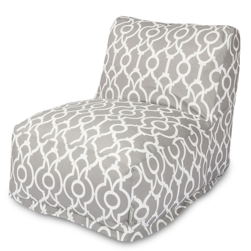 Fauteuil à billes et chaise longue Montalvo, Gris