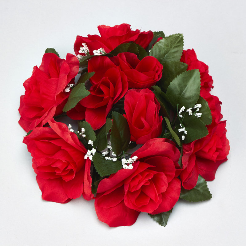 Arrangement floral fleur de roses, rouge