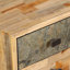 Glidden Solid Wood Top Metal Base Writing Desk